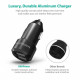 Автомобильная зарядка RAVPower Metal Dual USB Car Charger 24W 4.8A with iSmart 2.0 Charging Tech